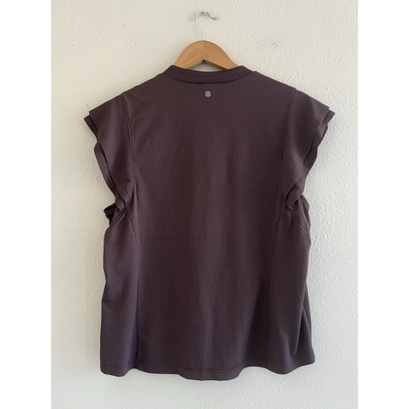 CALIA By Carrie Renew Texture Cap Sleeve Zip  Women's Top XL  Athleisure Golf - Picture 3 of 7